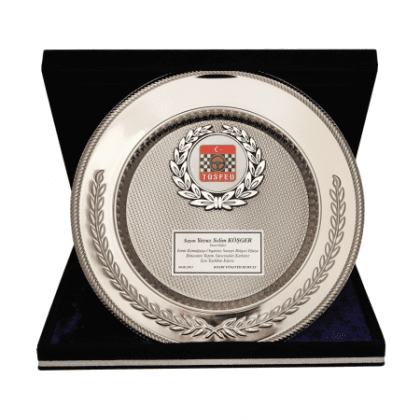 Gümüş Tabaklı Plaket 25 cm