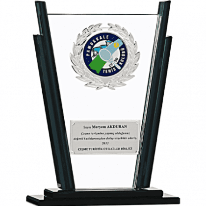 Kristal Plaket 23 cm