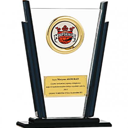 Kristal Plaket 23 cm
