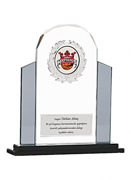 Kristal Plaket 24 cm