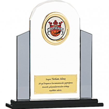 Kristal Plaket 24 cm