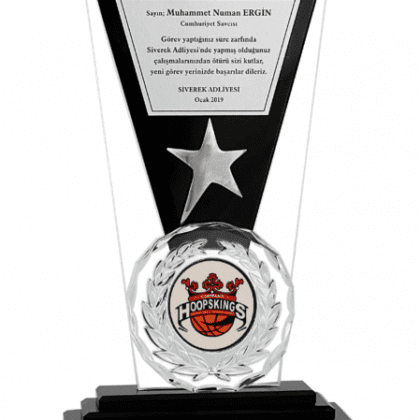 Kristal Plaket 26 cm