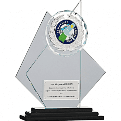 Kristal Plaket 24 cm