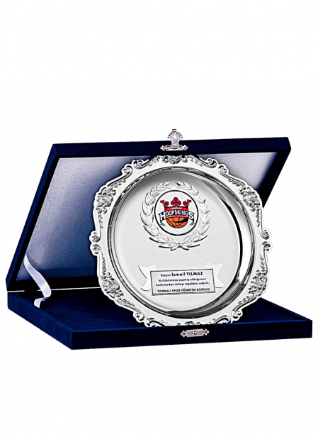 Gümüş Tabaklı Plaket 20 cm