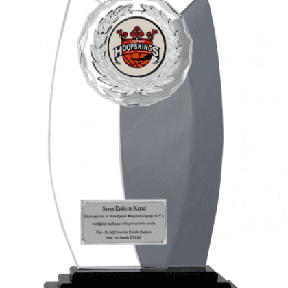 Kristal Plaket 27 cm