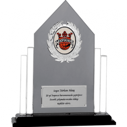 Kristal Plaket 23 cm