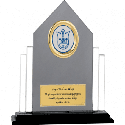 Kristal Plaket 23 cm